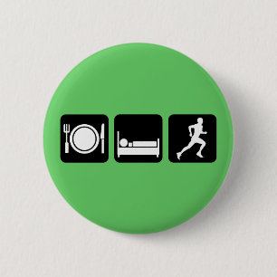 Essen Sie Schlaf Laufbetrieb Button