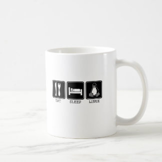 Essen Sie. Schlaf. Linux. Kaffeetasse