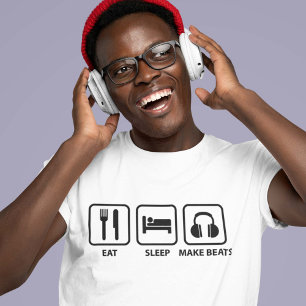 Essen Sie Schlaf machen Schläge T-Shirt