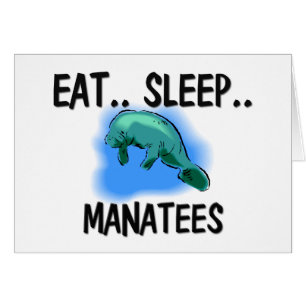 Essen Sie Schlaf MANATIS