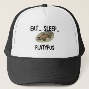 Essen Sie Schlaf PLATYPUS Truckerkappe
