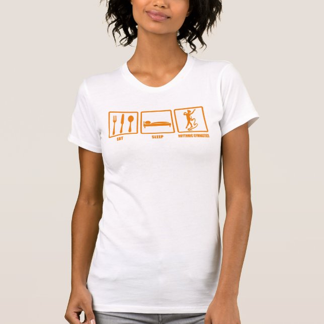 Essen Sie Schlaf-rhythmische Gymnastik T-Shirt (Vorderseite)