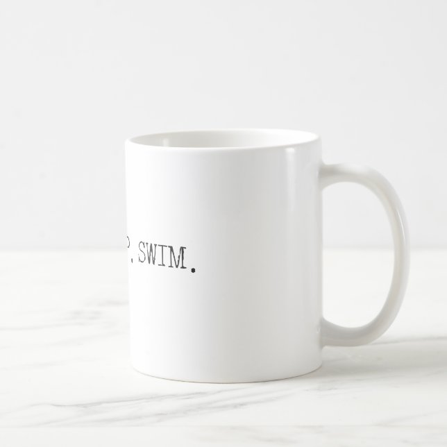 Essen Sie Schlaf-Schwimmen Kaffeetasse (Rechts)