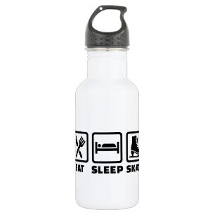 Essen Sie Schlaf-Skate-Skaten Trinkflasche