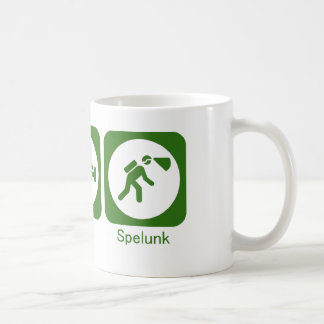 Essen Sie Schlaf spelunk GRÜN Kaffeetasse