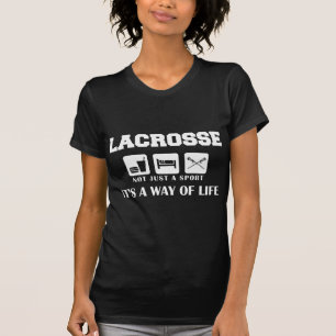 Essen Sie Schlaf-SpielLacrosse T-Shirt