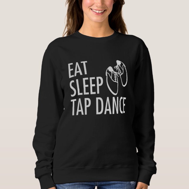 Essen Sie Schlaf Stich Dance Gestochen Tänzer 1 Sweatshirt (Vorderseite)