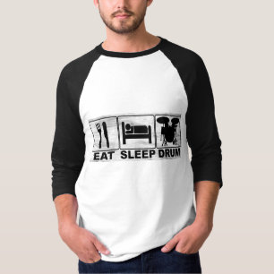 ESSEN SIE SCHLAF-TROMMEL T-Shirt