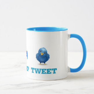 Essen Sie Schlaf tweeten Tasse