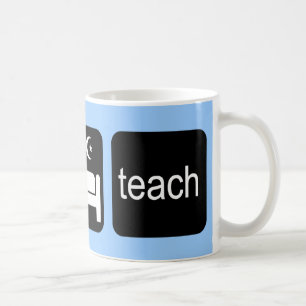 Essen Sie Schlaf unterrichten Kaffeetasse