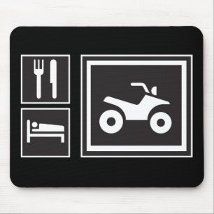 Essen Sie Schlaf VIERERKABEL! Mousepad