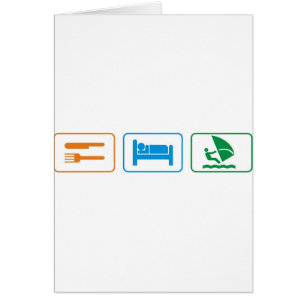 essen Sie Schlaf windsurf