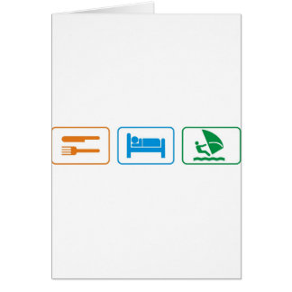 essen Sie Schlaf windsurf