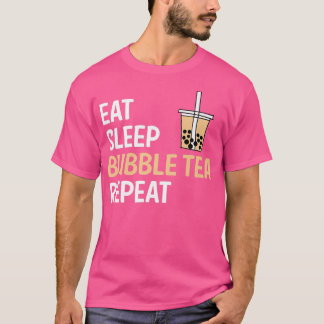 Essen Sie Schlafblase Tee Wiederholen Boba Tee Pre