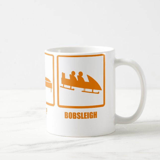 Essen Sie SchlafBobsleigh Kaffeetasse (Rechts)