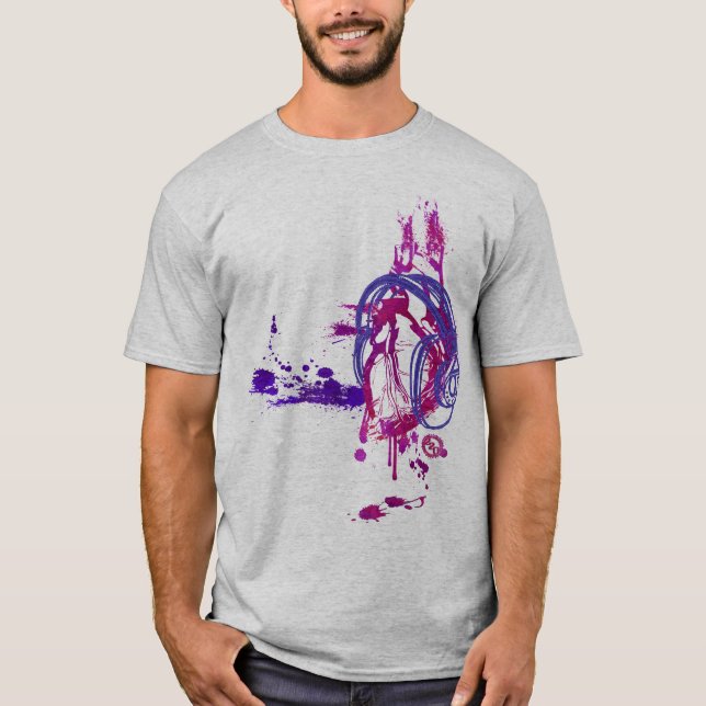 Essen Sie, schlafen Sie, atmen Sie… MUSIK T-Shirt (Vorderseite)