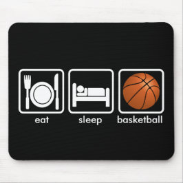 Essen Sie, schlafen Sie, Basketball Mousepad