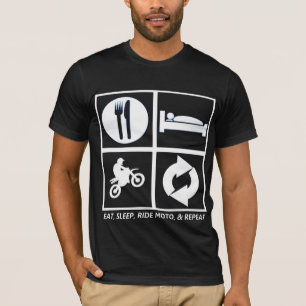 ESSEN SIE, SCHLAFEN SIE, REITEN SIE MOTO UND T-Shirt