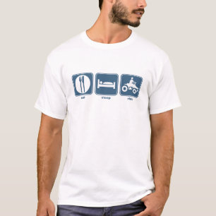 essen Sie, schlafen Sie, reiten Sie T-Shirt