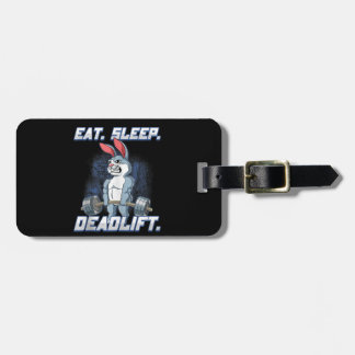 Essen Sie schlafend Deadlift Gym Bodybuilding Tank Gepäckanhänger