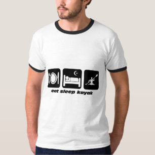 essen Sie Schlafkajak T-Shirt
