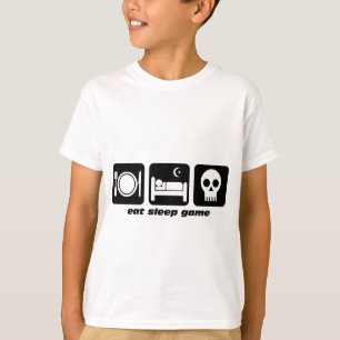Essen Sie Schlafspiel T-Shirt