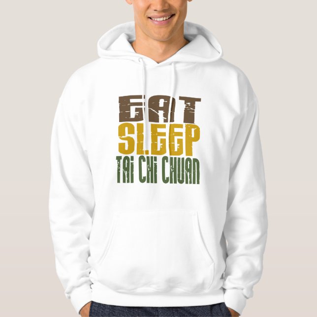 Essen Sie Schlaftai-Chi Chuan 1 Hoodie (Vorderseite)