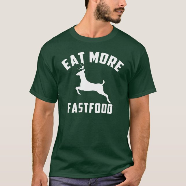 essen Sie Schnellimbiß T-Shirt (Vorderseite)