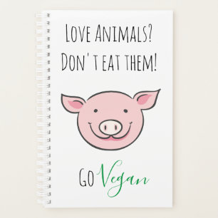 Essen Sie sie nicht Vegan mit niedlichem Cartoon-N Planer