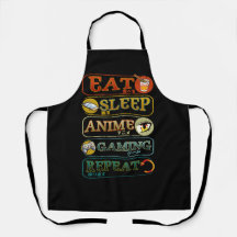Essen Sie Sleep Anime Gaming Wiederholen Gamer Jap