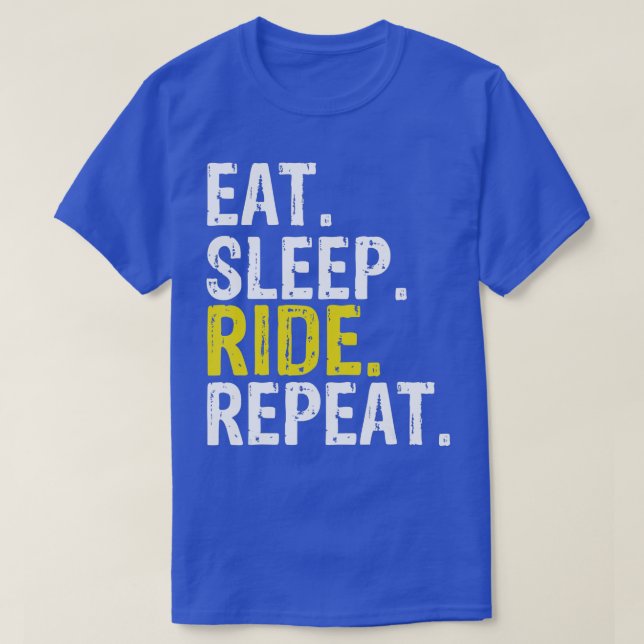 Essen Sie Sleep Ride Wiederholung Rider Geschenk T-Shirt (Design vorne)