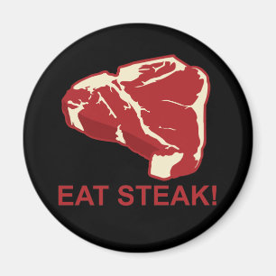 Essen Sie Steak Magnet