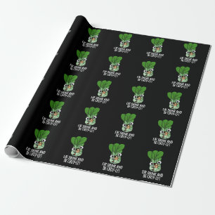 Essen Sie trinken und genießen Sie die sonnige Veg Geschenkpapier
