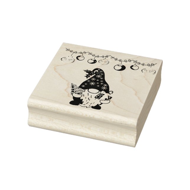 Essen Sie trinken und gnomie sein Gummistempel (Stempel)