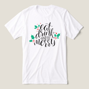 Essen Sie trinken und seien Sie fröhlich. Tri-Blend Shirt