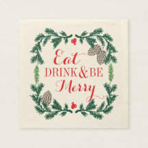Essen Sie trinken und seien Sie Merry Holiday Papi