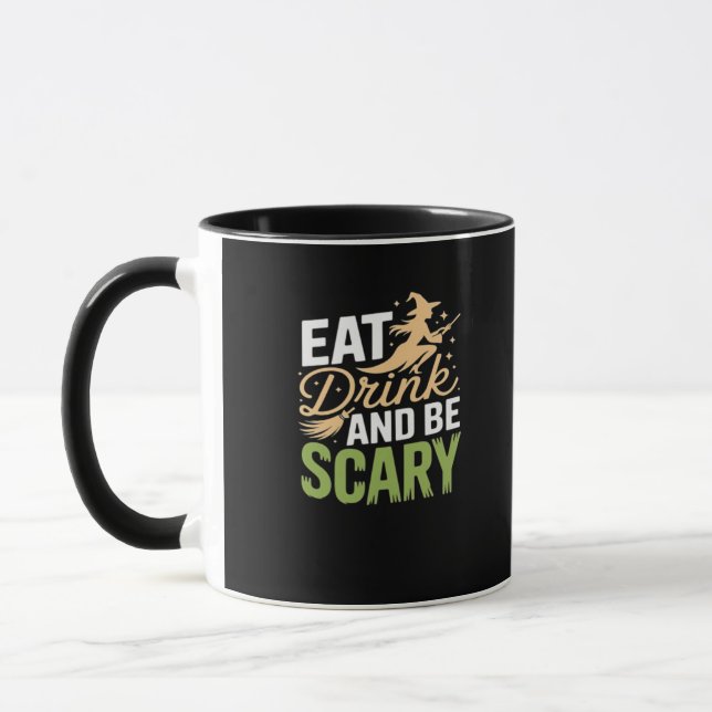 Essen Sie trinken und sind Sie Beängstigend sauber Tasse (Links)