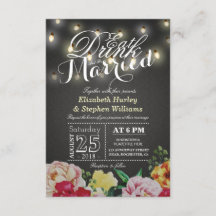 Essen Sie trinken und Verheiratete String Light Ch