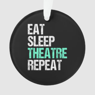 Essen Sleep Acter Wiederholung lustige Schauspiele Ornament