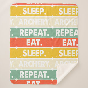 Essen Sleep Archery Wiederholung Blanket Sherpadecke