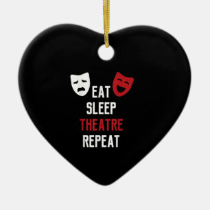 Essen Sleep Atre Wiederholung - Musical Broadway S Keramik Ornament