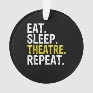 Essen Sleep Atre Wiederholung Schauspieler Geschen Ornament