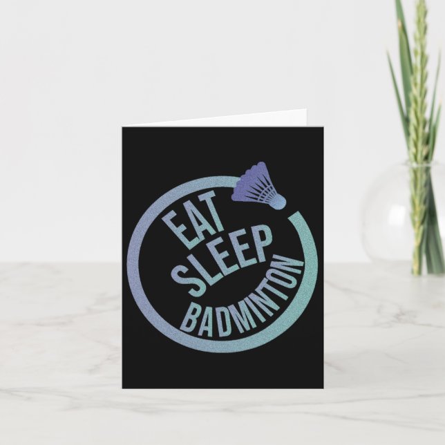 Essen Sleep Badminton Wiederholung 1 Karte (Vorderseite)