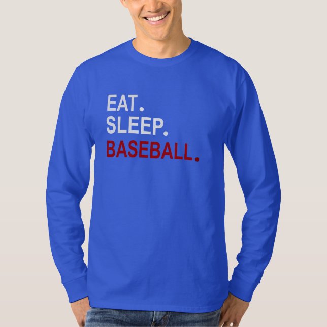 Essen Sleep Baseball T-Shirt (Vorderseite)