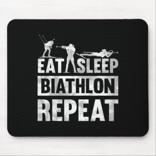 Essen Sleep Biathlon Wiederholung Motiv für einen Mousepad