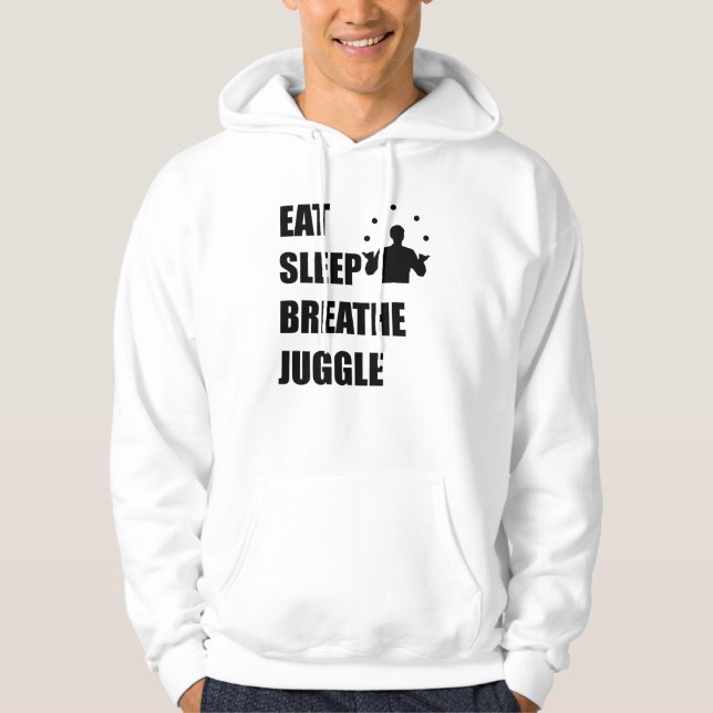 Essen Sleep Breathe Juggle Hoodie (Vorderseite)