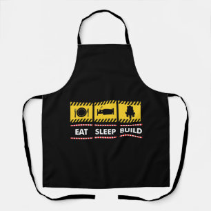 Essen Sleep Build Toy Brick Schürze