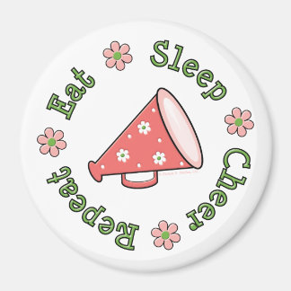 Essen Sleep Cheer Wiederholung Cheerleader Magnet