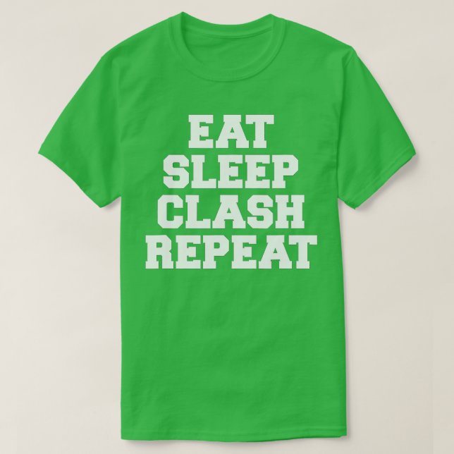 Essen Sleep Clash Wiederholung Geschenk für Royale T-Shirt (Design vorne)