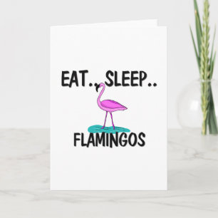 Essen Sleep FLAMINGOS Karte